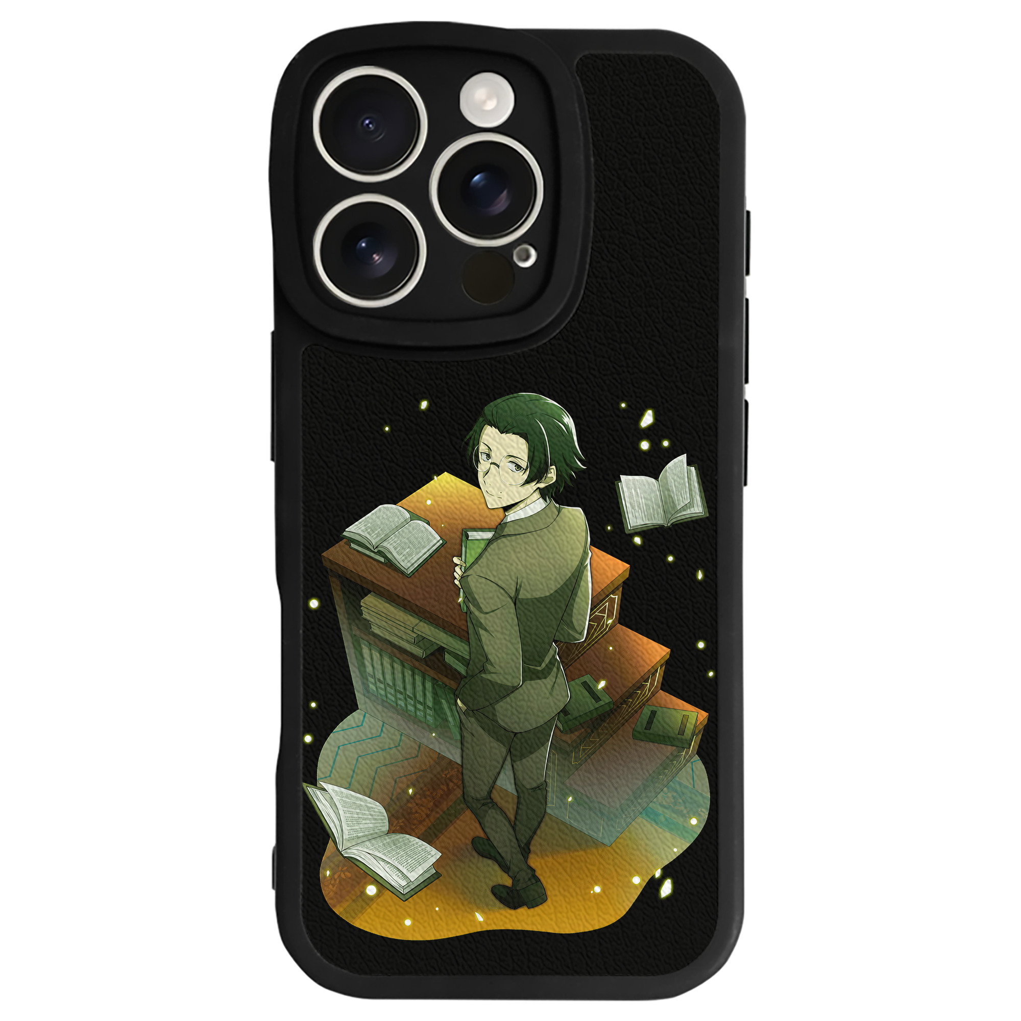 （画像用） 文豪ストレイドッグス Bungo Stray Dogs 【iPhone 16シリーズ対応】シリコンスマホケース（レザー調） 材質：シリコン